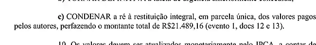 Recorte anonimizado de dispositivo judicial de julho de 2026