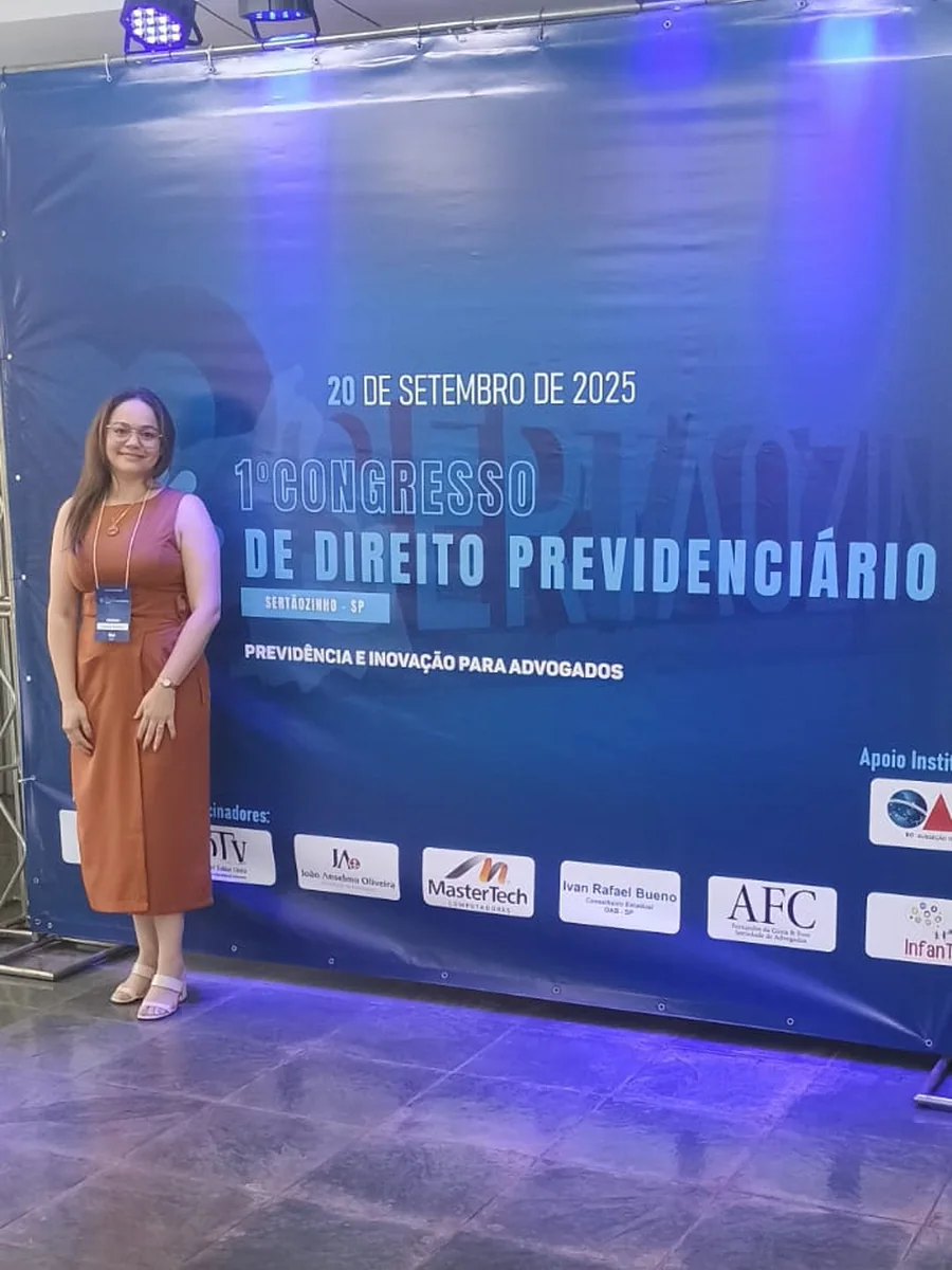 Dra. Vanessa no Congresso de Direito Previdenciário de Sertãozinho